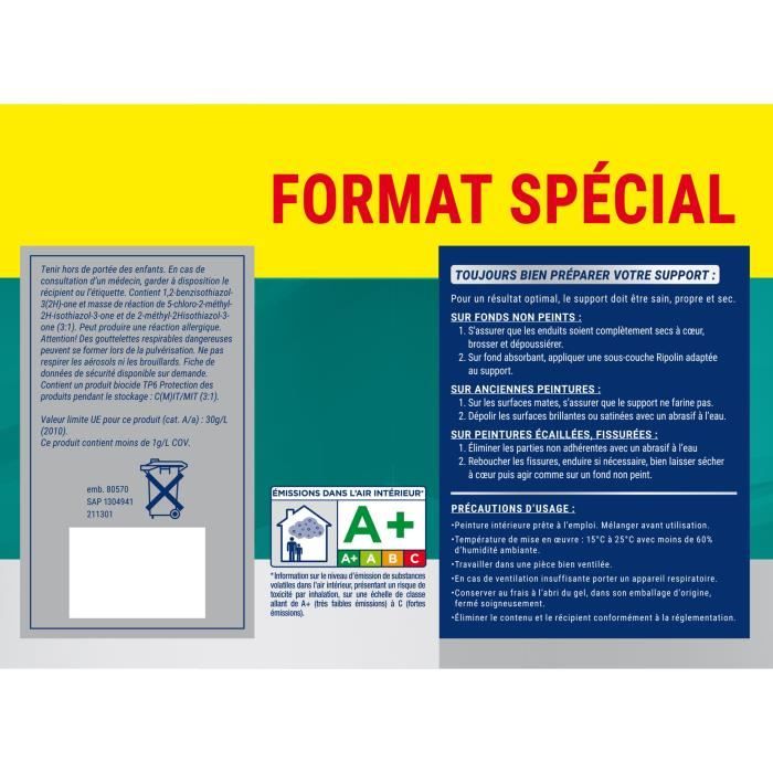 RIPOLIN Extreme ceiling protection paint large room 3l