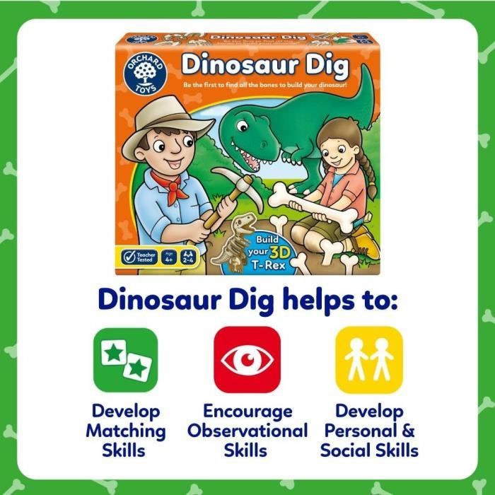 Dinosaur Dig - Lottery Game - ORCHARD