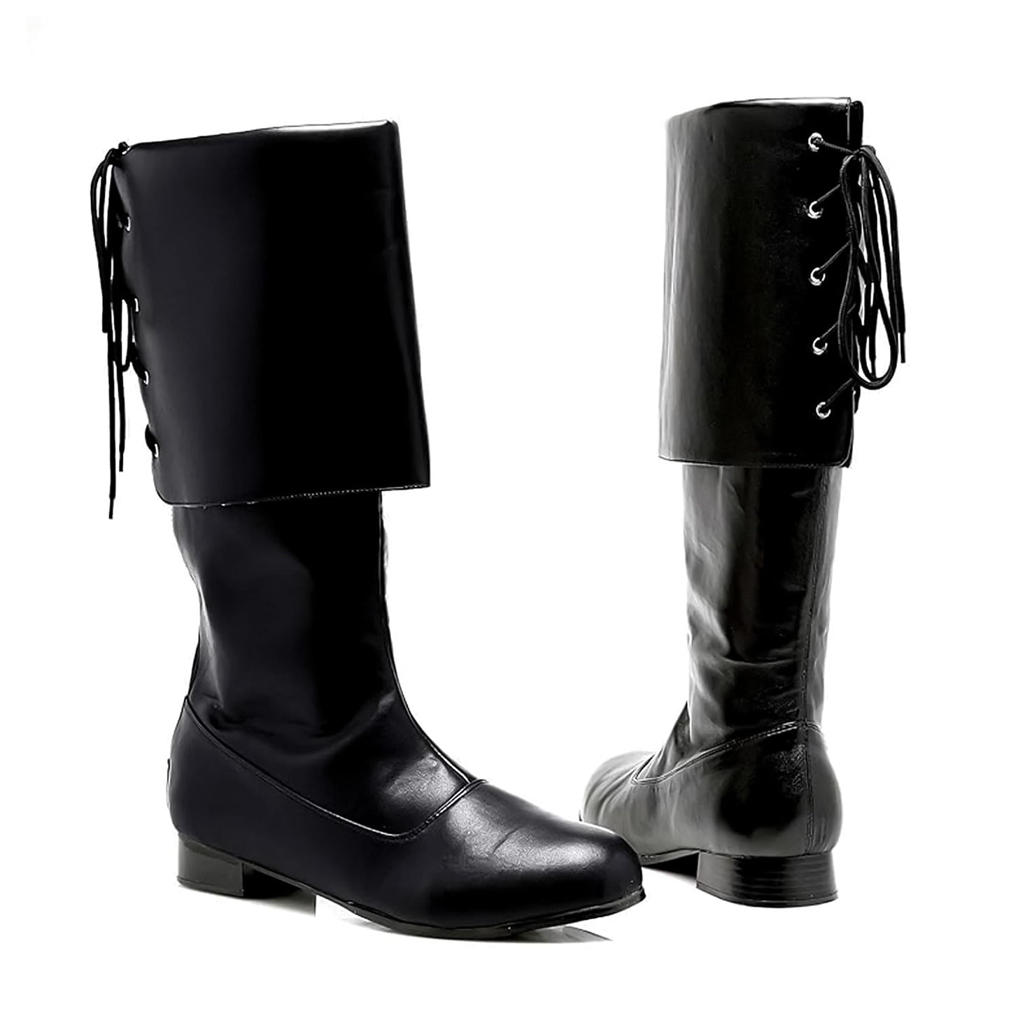 Sparrow Black Pirate Mens Costume Boots Size Large 12-13