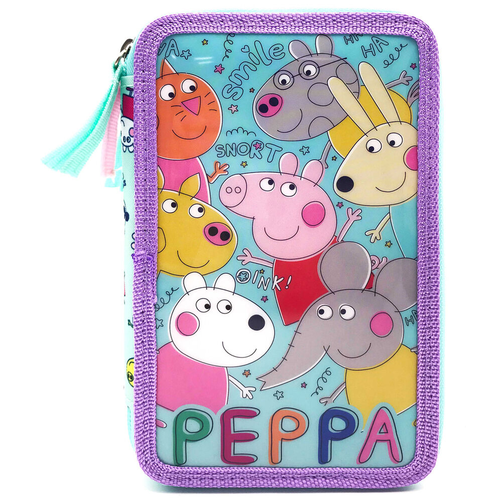 Peppa Pig triple pencil case