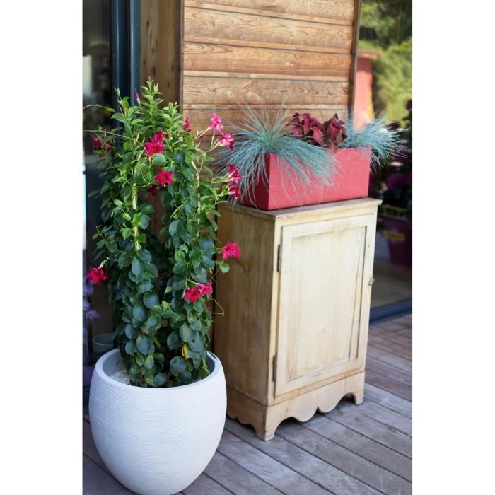 EDA Round Pot Graphit Ø50cm - Capacity 46L - Cenguse white