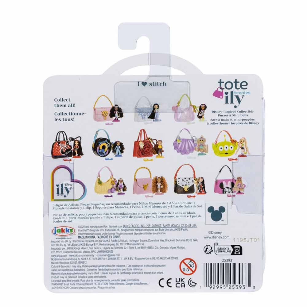 Disney Stitch ily 4Ever assorted doll + bag