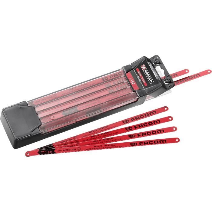 Game of 3 blades of Facom super HHS Suitable HHS - 666.Je3PB (delivered with 300mm blades of 8/10/12 teeth)