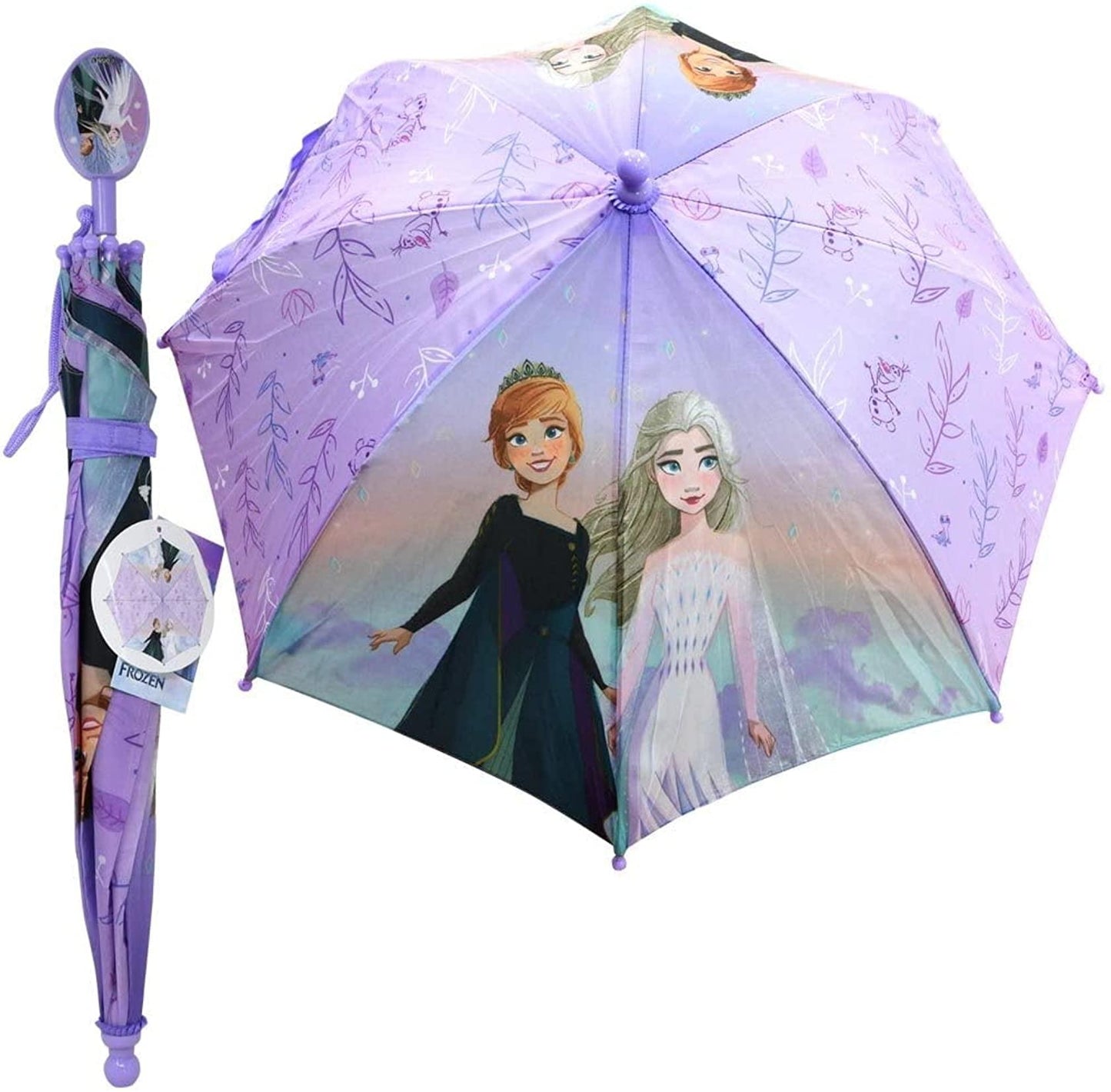 Disney Frozen Kids Umbrella with Clamshell Handle