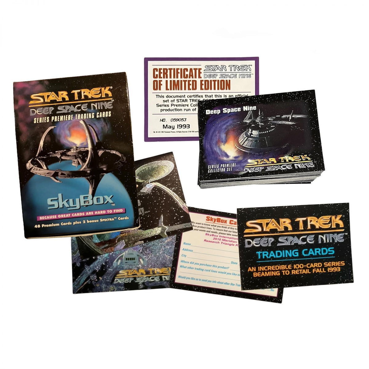 Star Trek Deep Space Nine 1993 Skybox Premiere Card Set | 48 Cards