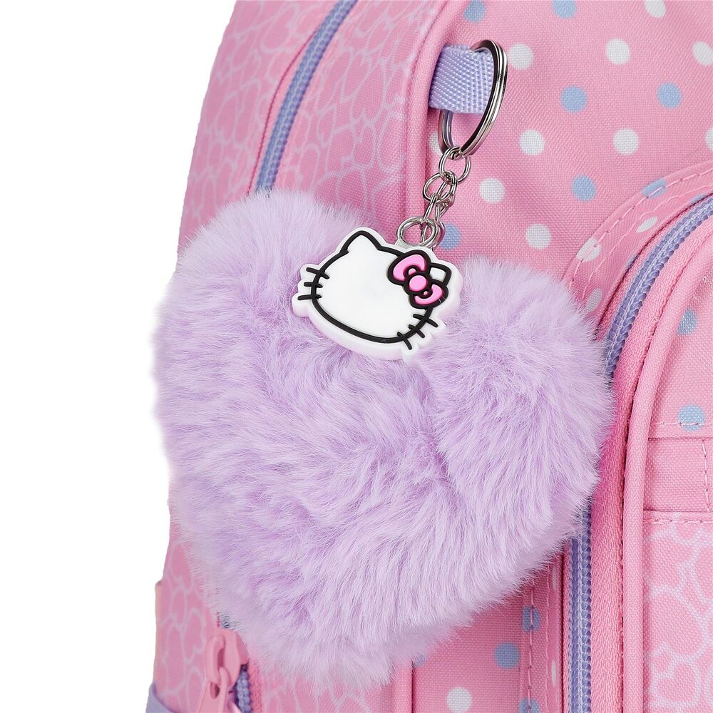 Hello Kitty Hearts & Dots adaptable backpack 38cm