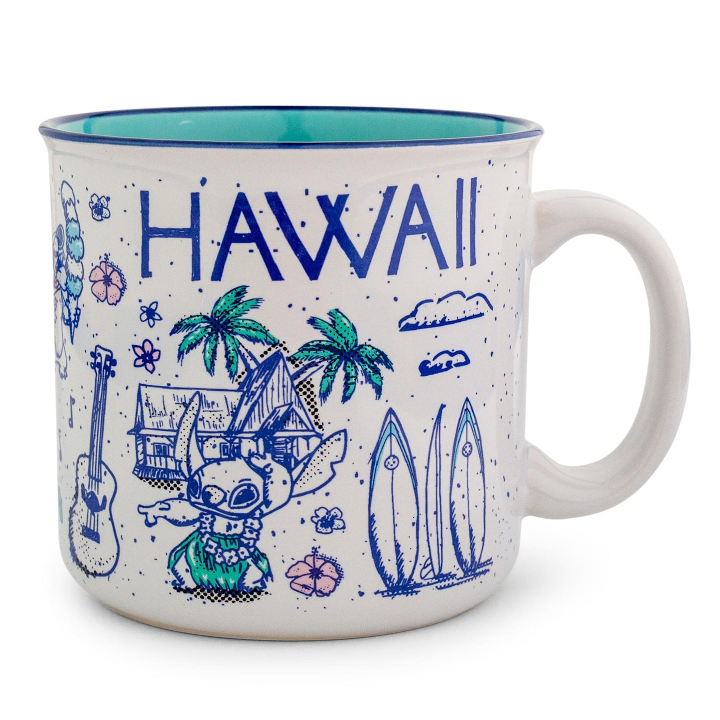 Disney Lilo & Stitch Hawaii Camper Mug | Holds 20 Ounces