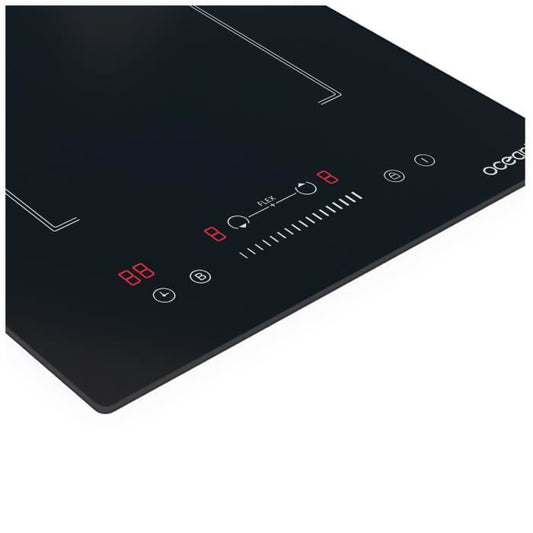 Built-in induction domino - OCEANIC - OCEATI2Z2BF - Flex 2 burners - 3600 W - Black