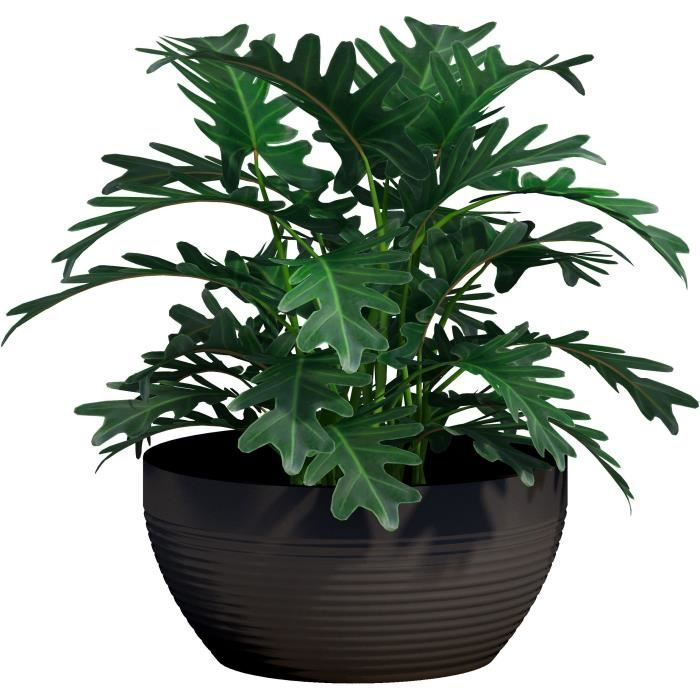 Cup - GARDEN ID - Green Care Impact Black-Anth - 25 x 12 cm - 10-year guarantee - 100% recycled - UV/frost resistant