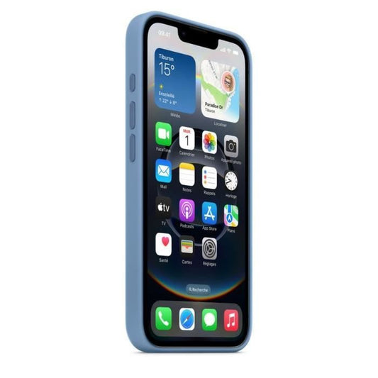APPLE - iPhone 16E - Silicone Case - Winter Blue