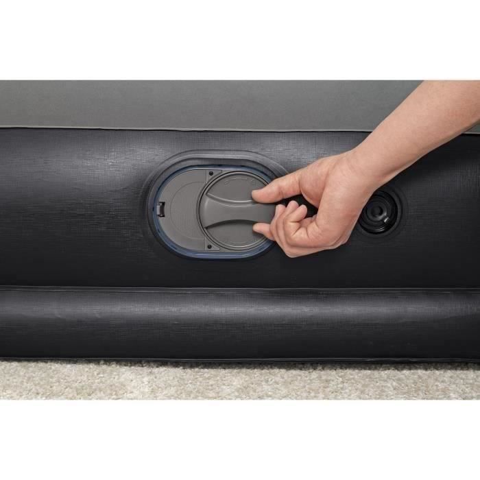 Air mattress - BESTWAY - 671BT - Tritech Twin - 1 person, integrated USB pump, 1.91 m x 97 cm x 36 cm