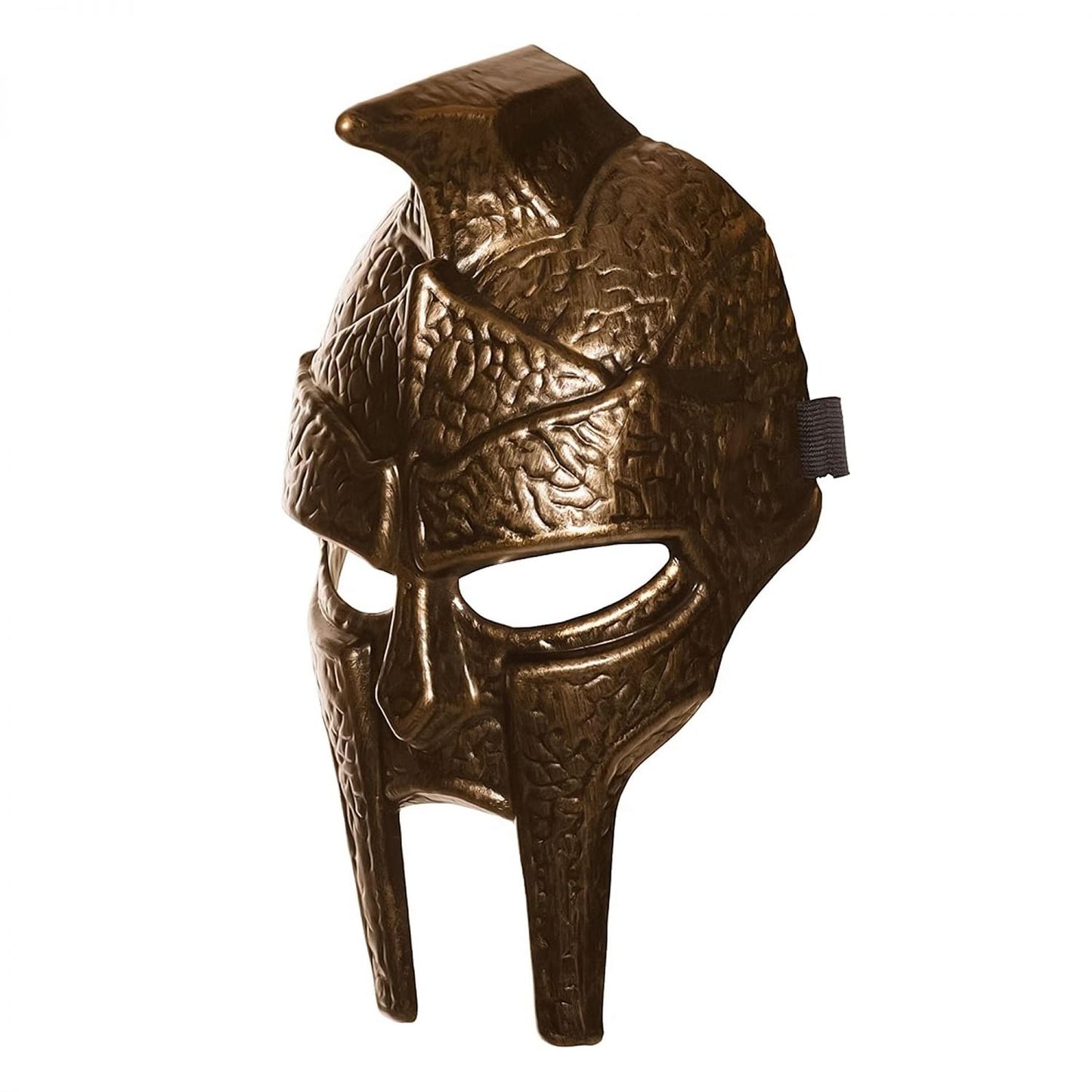 Bronze Roman Heavy Plastic Adult Costume Half Mask