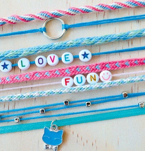 SYCOMORE- CREE 8 Kumihimo friendship bracelets (Japanese braiding)