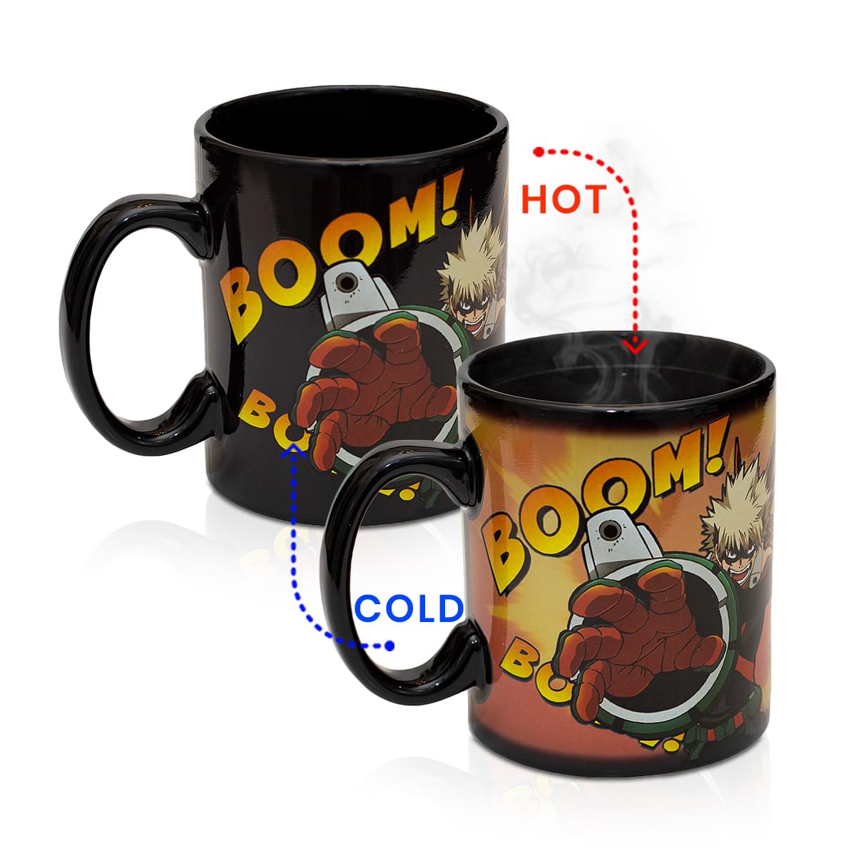 My Hero Academia Katsuki Bakugo 16oz Heat Changing Ceramic Mug
