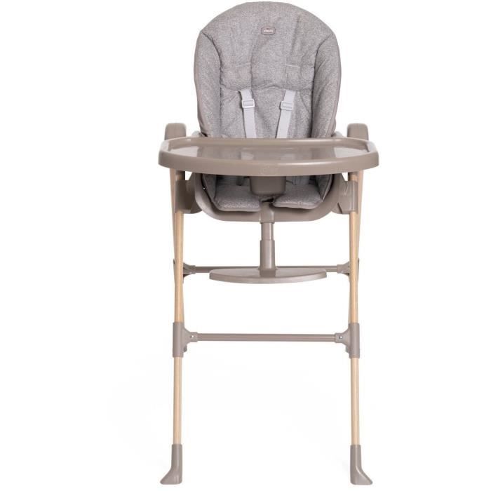 High Chair - CHICCO - Polly Essential - 0/3 years - Ash Grey