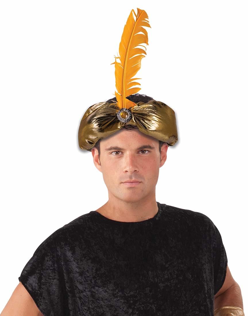 Desert Prince Crown Adult Costume Hat, Gold