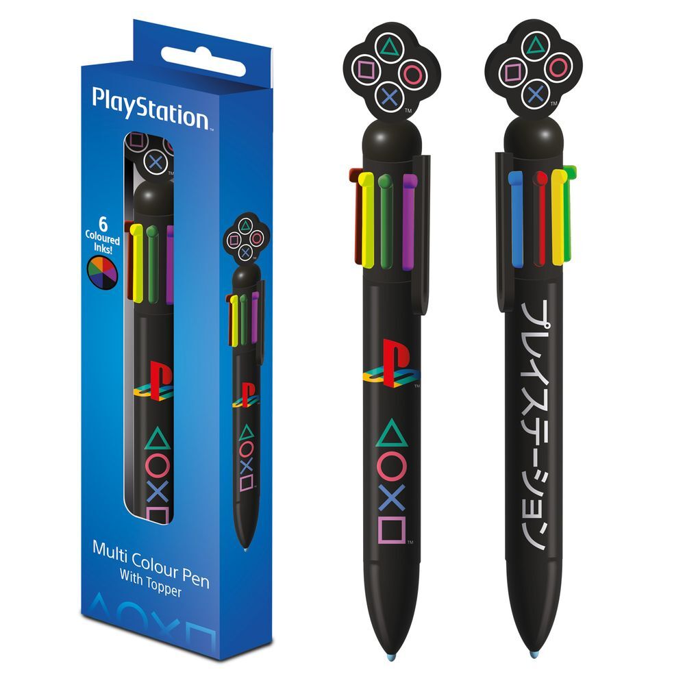 PlayStation Set of 2 multicoloured pens