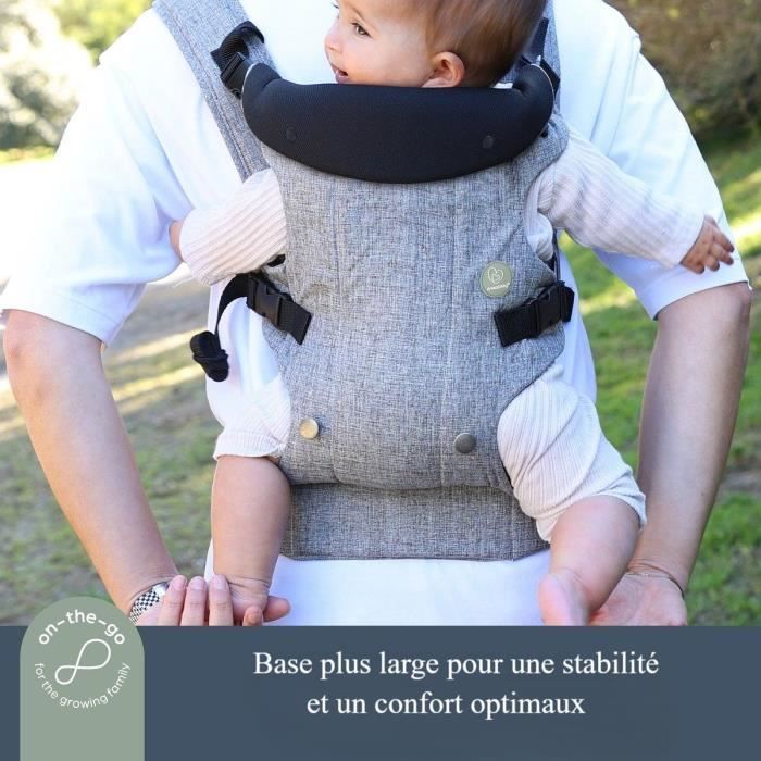 Dreambaby 3-1 Journey Adjustable Baby Carrier - Comfortable and Versatile - for Newborn to Toddler up to 15 kg