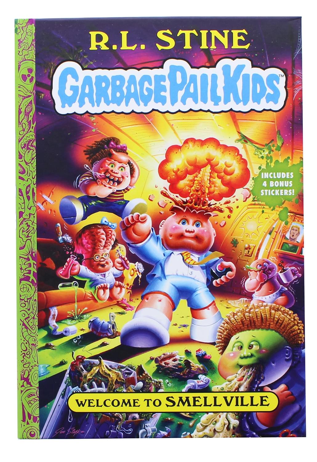 Garbage Pail Kids Welcome To Smellville Hardcover Book by R.L. Stine