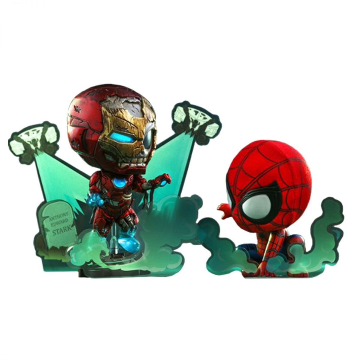 Marvel Spider-Man Far From Home Cosbaby (S) Set | Iron Man Illusion & Spider-Man