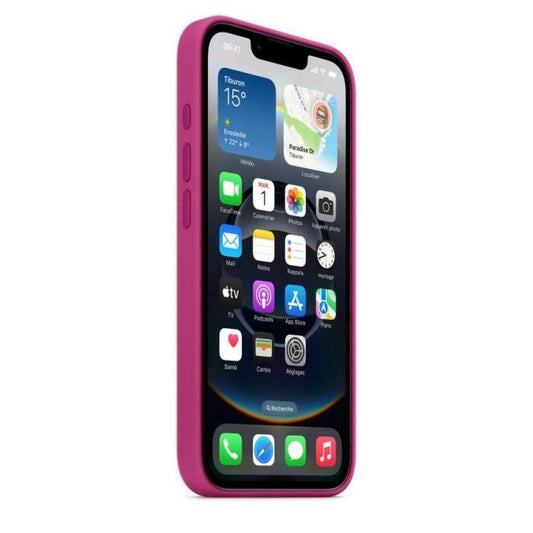 APPLE - iPhone 16E - Silicone Case - Fuchsia