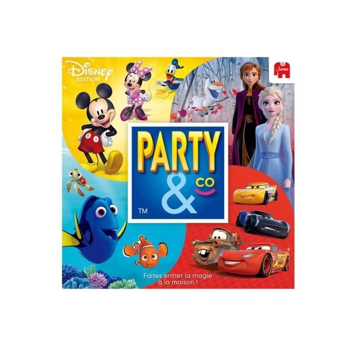 PARTY & CO Disney - Board game - DUJARDIN - Challenges around the Disney universe for the whole family!