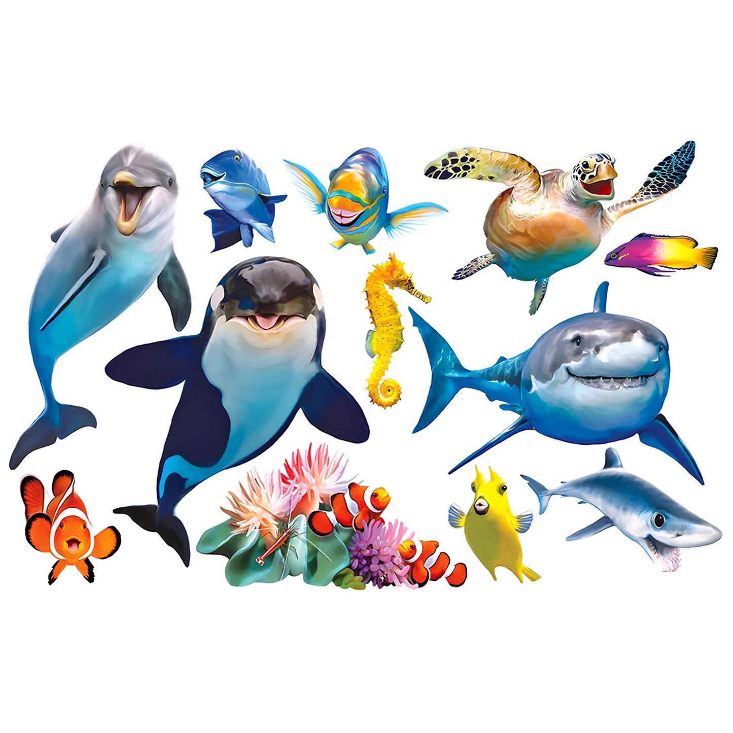 Ocean Selfies Collection of 12 Mini Shaped Puzzles | 500 Pieces Total