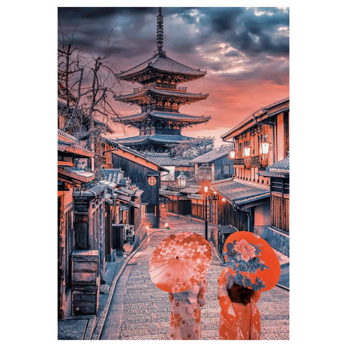 Evening in Kioto puzzle 500pcs