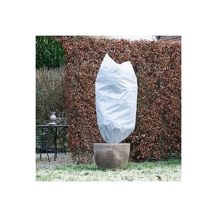 NATURE Pack of 2 winter cover 50 g / m² - Ø 75 cm x 1,50 m - White