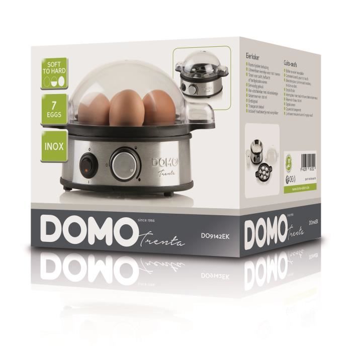 DOMO DO9142EK Egg cooker - Stainless steel