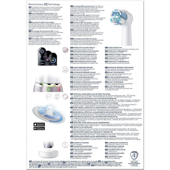 Toothbrushes - ORAL-B - iO9s Series - Rose Quartz (+1 refill) - Electric