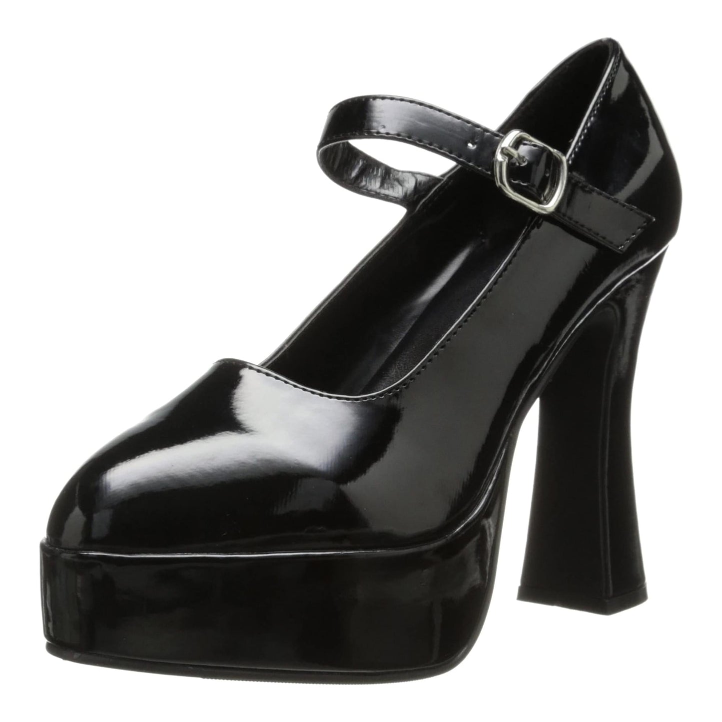 5 Inch Pump Black Mary Jane Adult Costume Shoes | 10