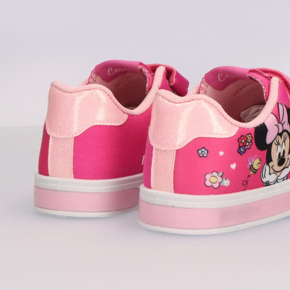 Disney Minnie canvas trainers with ligths