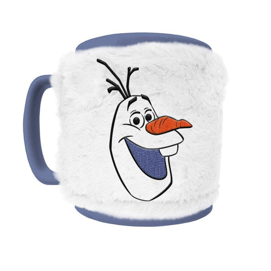 Disney Frozen Olaf Mug with teddy bear cover 440ml
