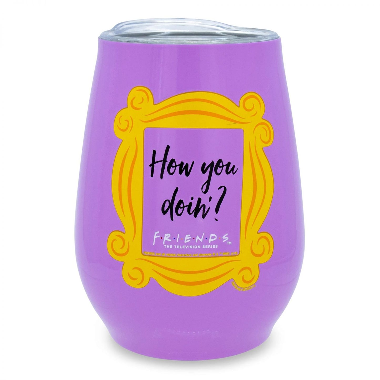 Friends "How You Doin?" Double-Walled Stainless Steel Tumbler | Holds 10 Ounces