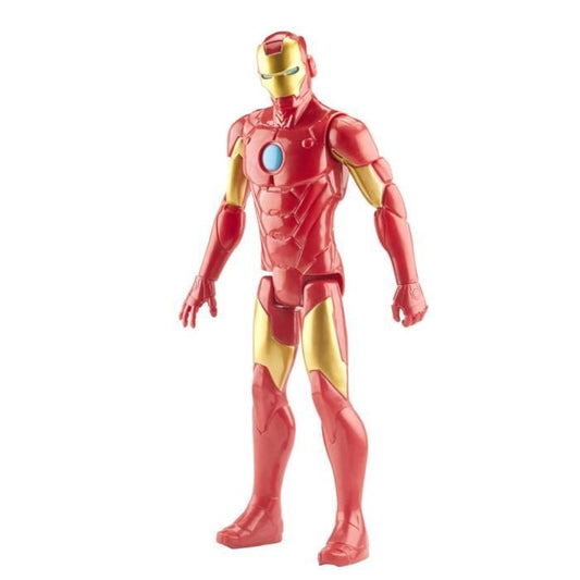 Iron Man 30 cm Action Figure, Avengers Titan Hero Series Toy for Kids Ages 4 and Up, Marvel