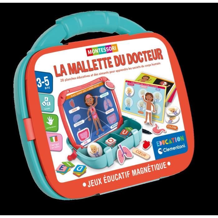 CLEMENTONI - Magnetic case - Body and emotions - Learning - From 2 years old