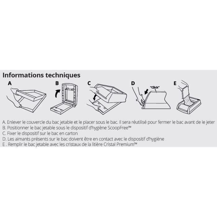 SCOOPFREE Blue Cristal replacement litter - for cats