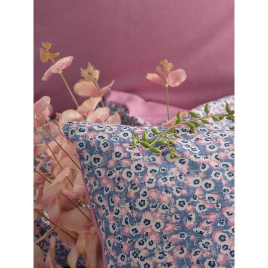 Bedding set - 1 duvet cover 220 x 240 cm + 2 pillowcases 60 x 60 cm - 100% cotton - Pink
