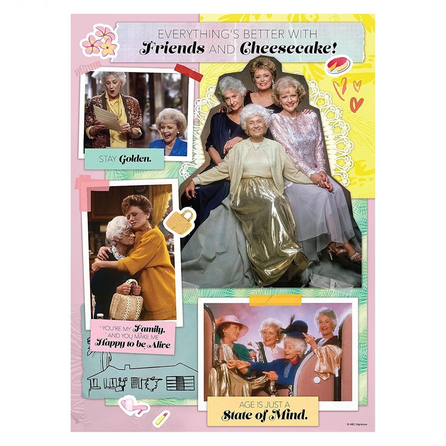 The Golden Girls Scrapbook 1000 Piece Jigsaw Puzzle