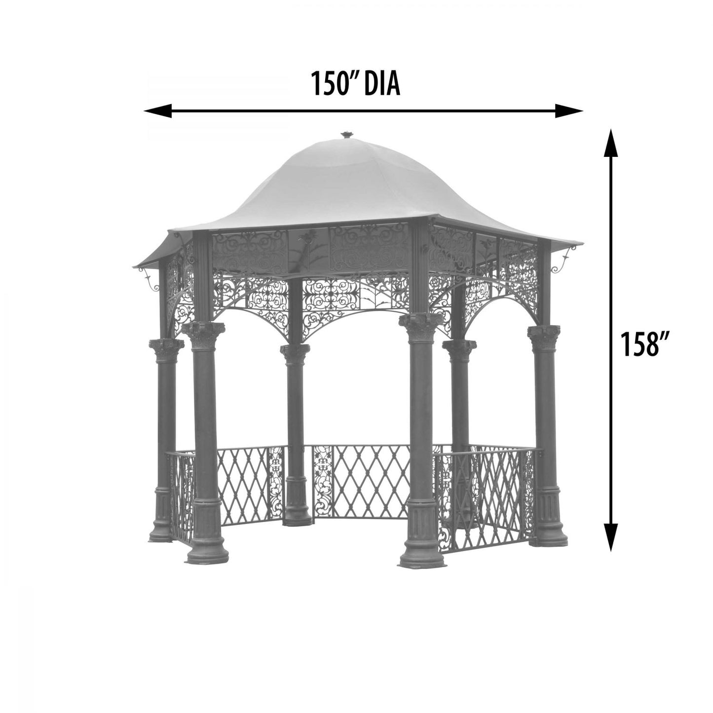 Bridgeton Moore Estate Gazebo (KIT)