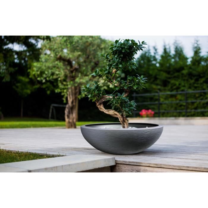 Eda Pot Vasque Graphit Ø 59 cm - 39 L - Anthracite gray