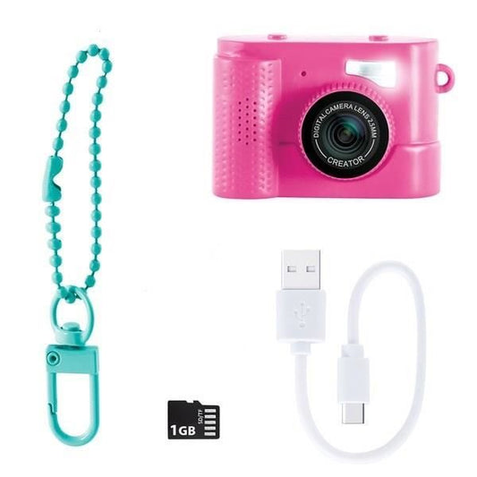 Canal Toys Photo Creator Mini Cam' Digital Photo and Video Camera Compact - with Keychain and 1GB SD Card Included CLK 06