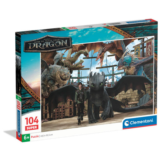 How To Train Your Dragon puzzle 104pcs