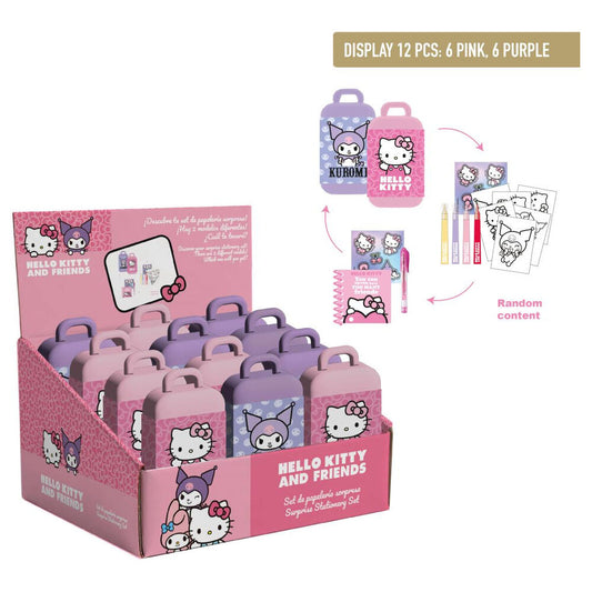 Hello Kitty and Friends assorted Surprise stationery set