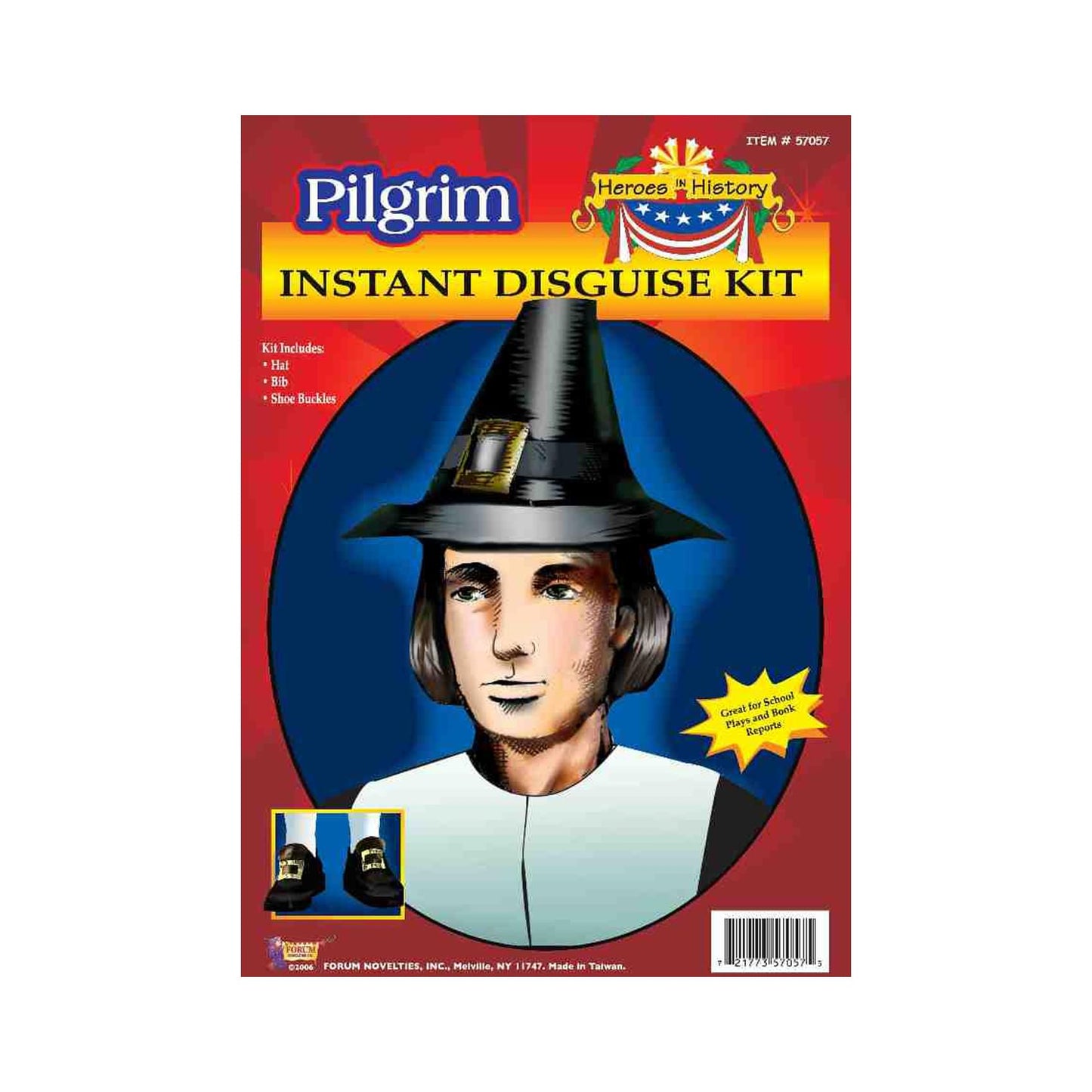 Heros in History Pilgrim Man Costume Accessory Kit