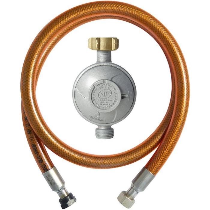 Butane kit with regulator + 1m50 NF hose - ROUSSEAU
