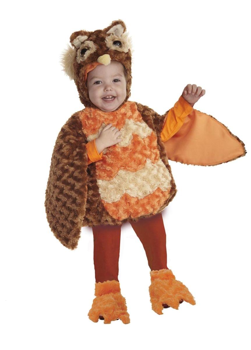 Belly Babies Brown Owl Costume Child Toddler Medium 18-24 Months