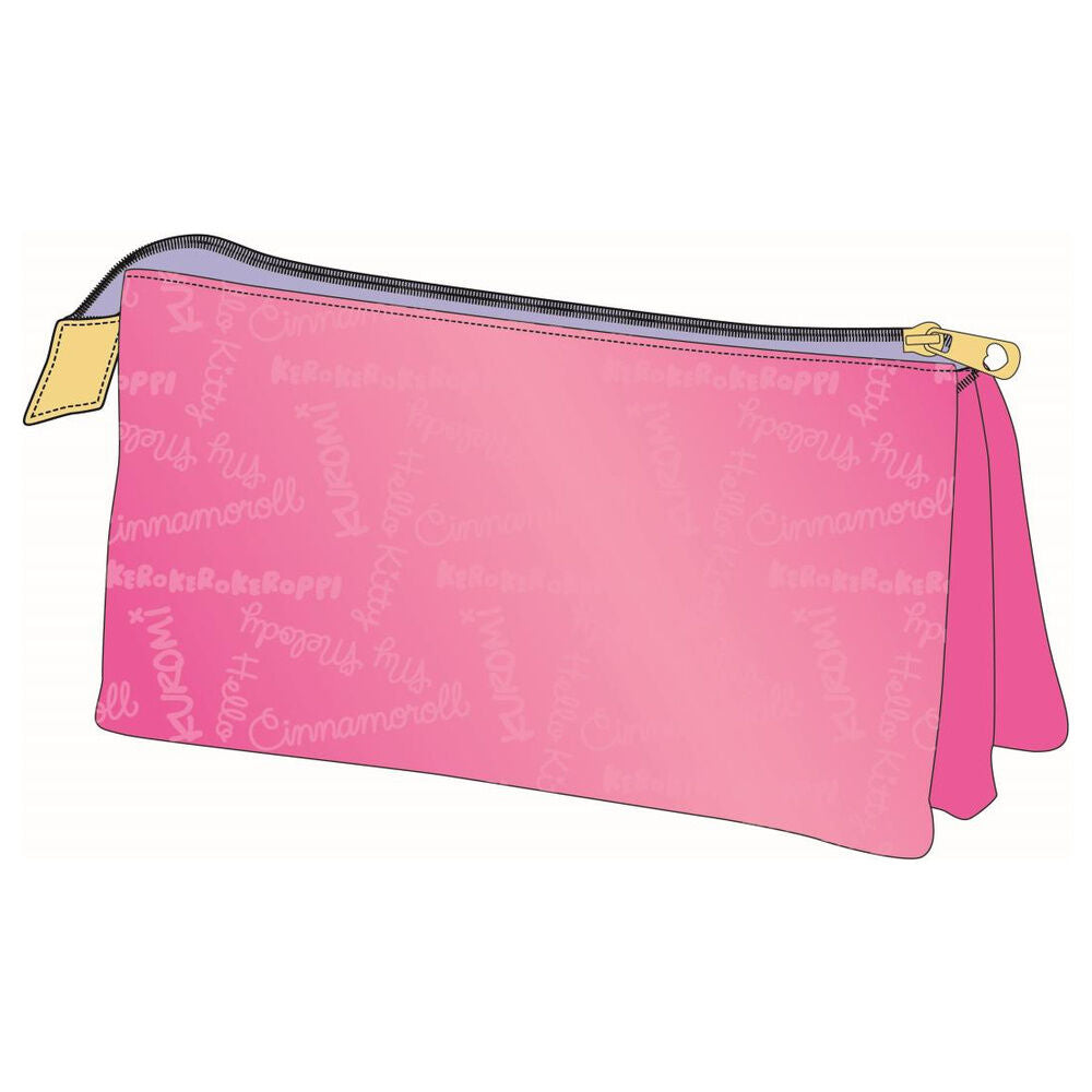 Hello Kitty and Friends triple pencil case