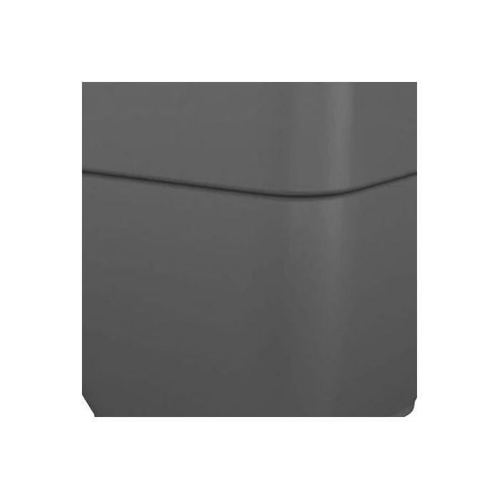 Flower pot and square plants Capri Campana - Plastic - 37x37 cm - Anthracite - Artevasi